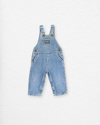 Vintage OshKosh Light Denim Overalls – 18M