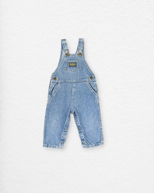 Vintage OshKosh Light Denim Overalls – 18M