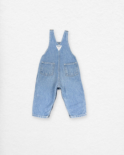 Vintage OshKosh Light Denim Overalls – 18M