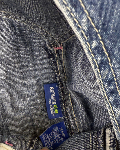 Genuine Kids from OshKosh Denim Overalls – 18M