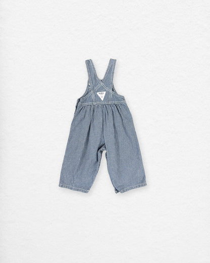 Vintage OshKosh Checkered Overalls – 18M