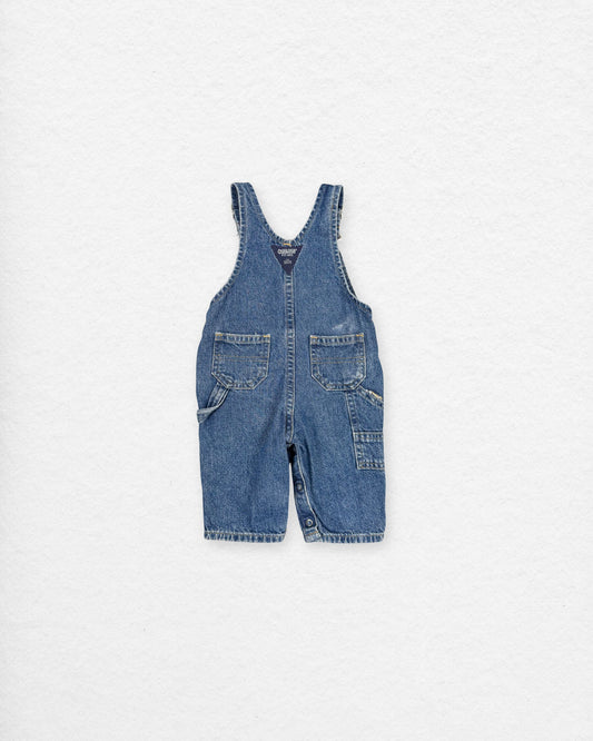 Vintage OshKosh Denim Overalls – 3–6M