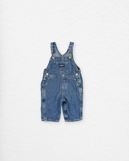 Vintage OshKosh Denim Overalls – 3–6M