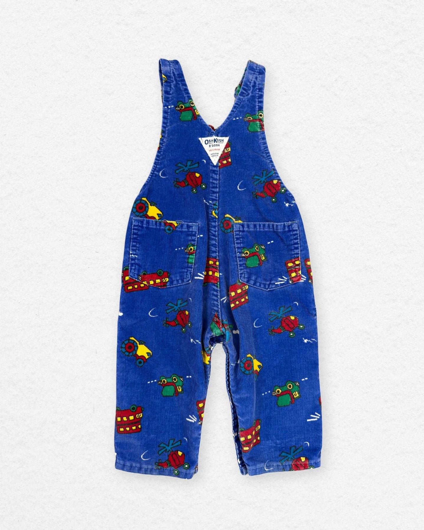OshKosh Printed Cord Overalls – 12M