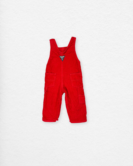 OshKosh Red Cord Overalls – 12M