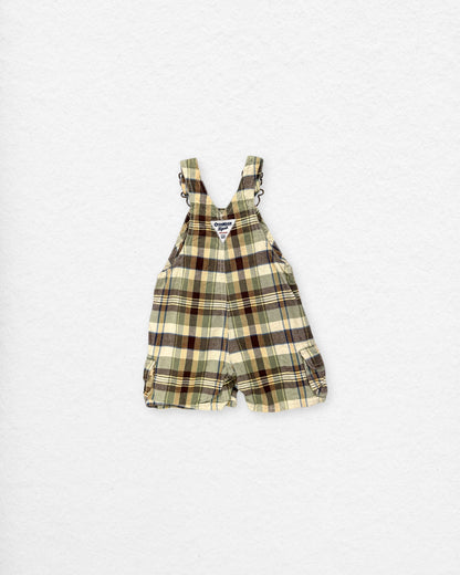 OshKosh Plaid Overalls – 6M