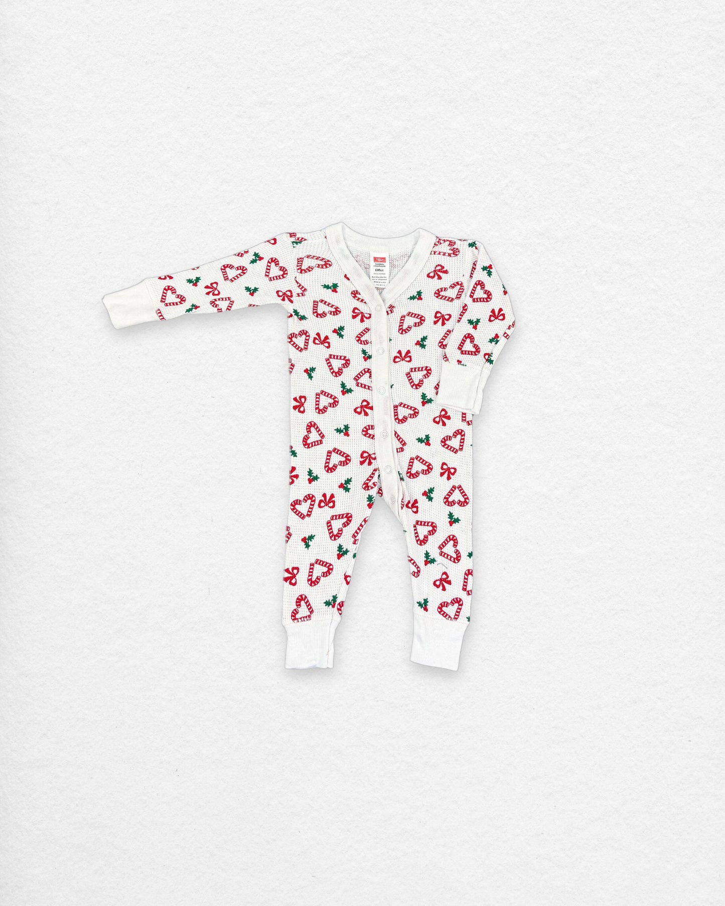 Baby B’Gosh Christmas Candy Cane Onesie – 6M