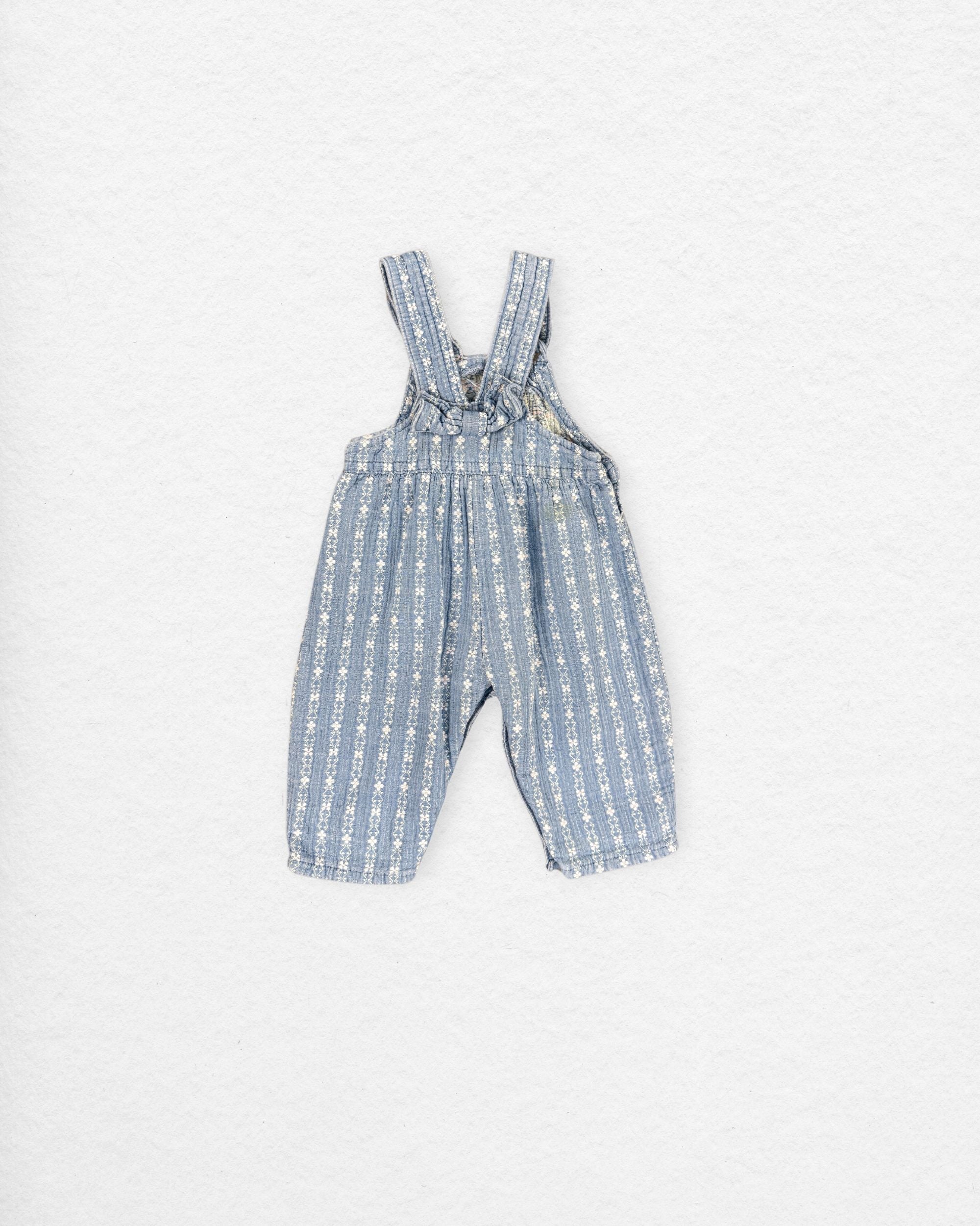 OshKosh Vintage Floral Overalls – 3-6M