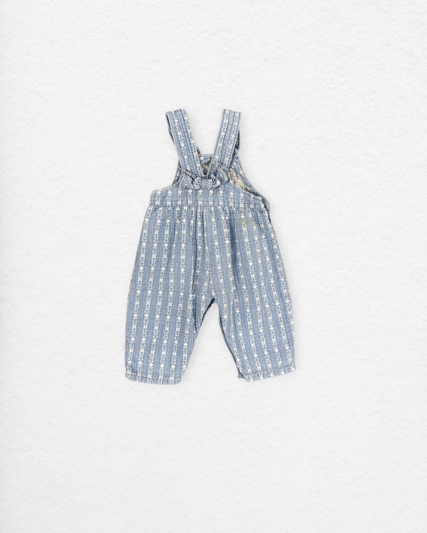 OshKosh Vintage Floral Overalls – 3-6M