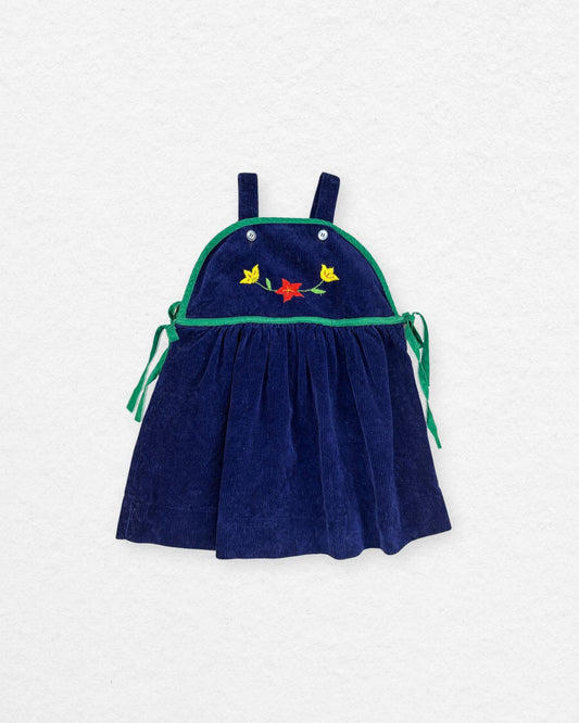 Corduroy Pinafore Dress - 4Y