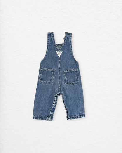 Vintage OshKosh Denim Overalls – 18–24M