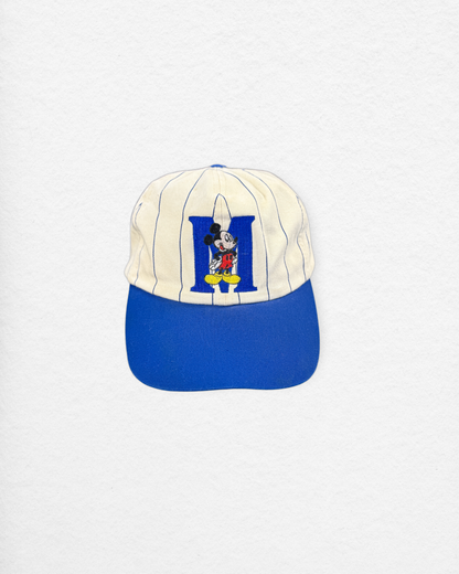 Vintage Mickey Mouse Pinstripe Cap