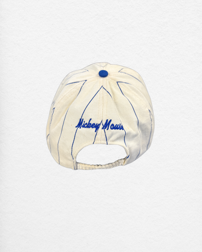 Vintage Mickey Mouse Pinstripe Cap
