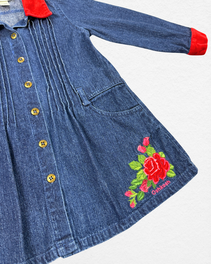 Vintage OshKosh Denim Dress – 3T