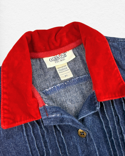 Vintage OshKosh Denim Dress – 3T