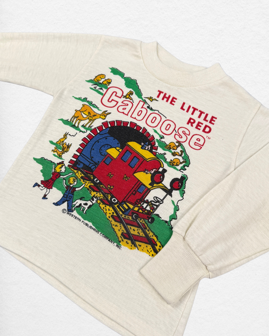 Vintage Little Red Caboose Long Sleeve Tee – 2-3Y
