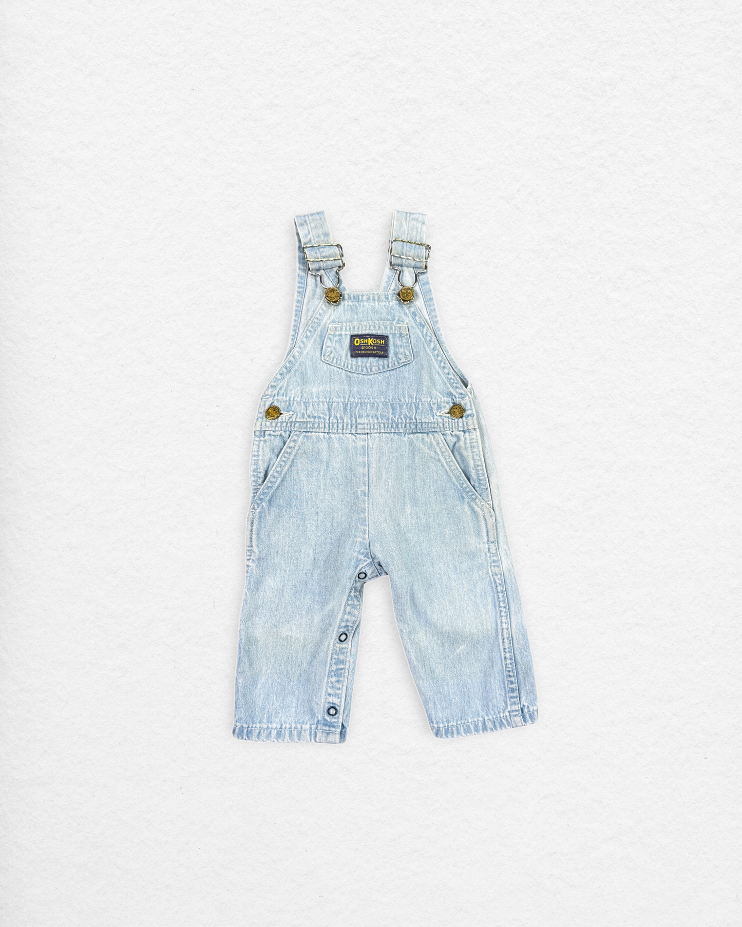 OshKosh Vintage Denim Overalls 6-9M