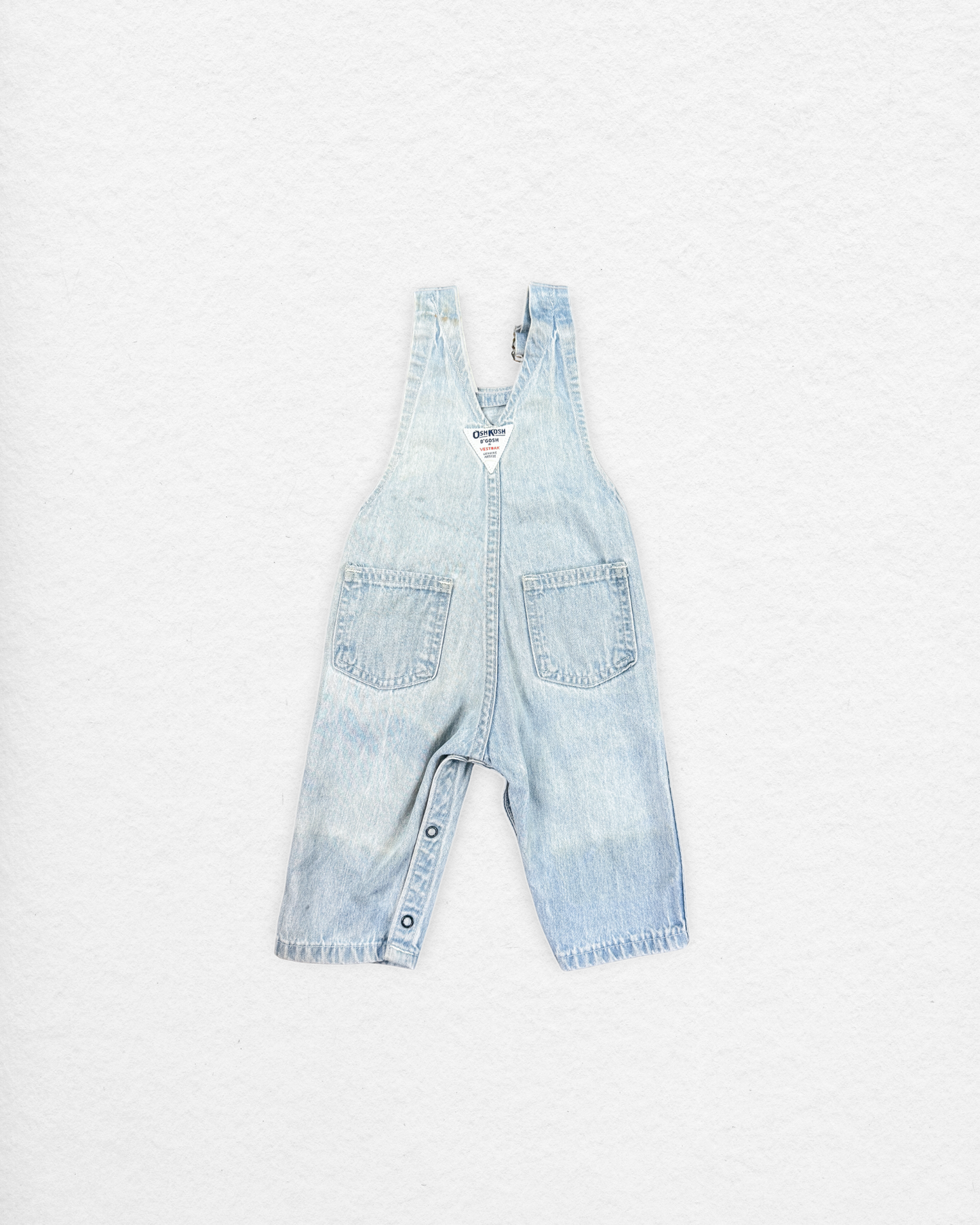 OshKosh Vintage Denim Overalls 6-9M