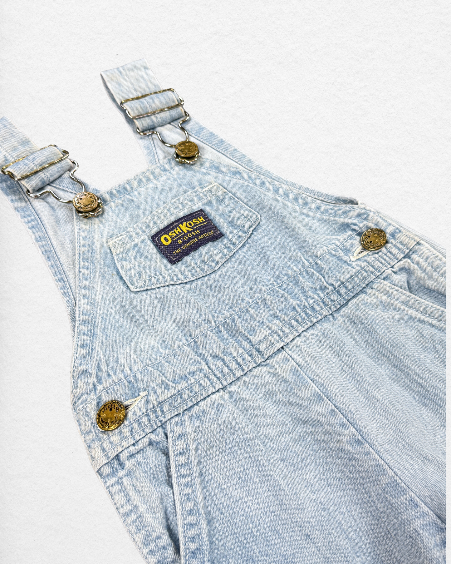 OshKosh Vintage Denim Overalls 6-9M