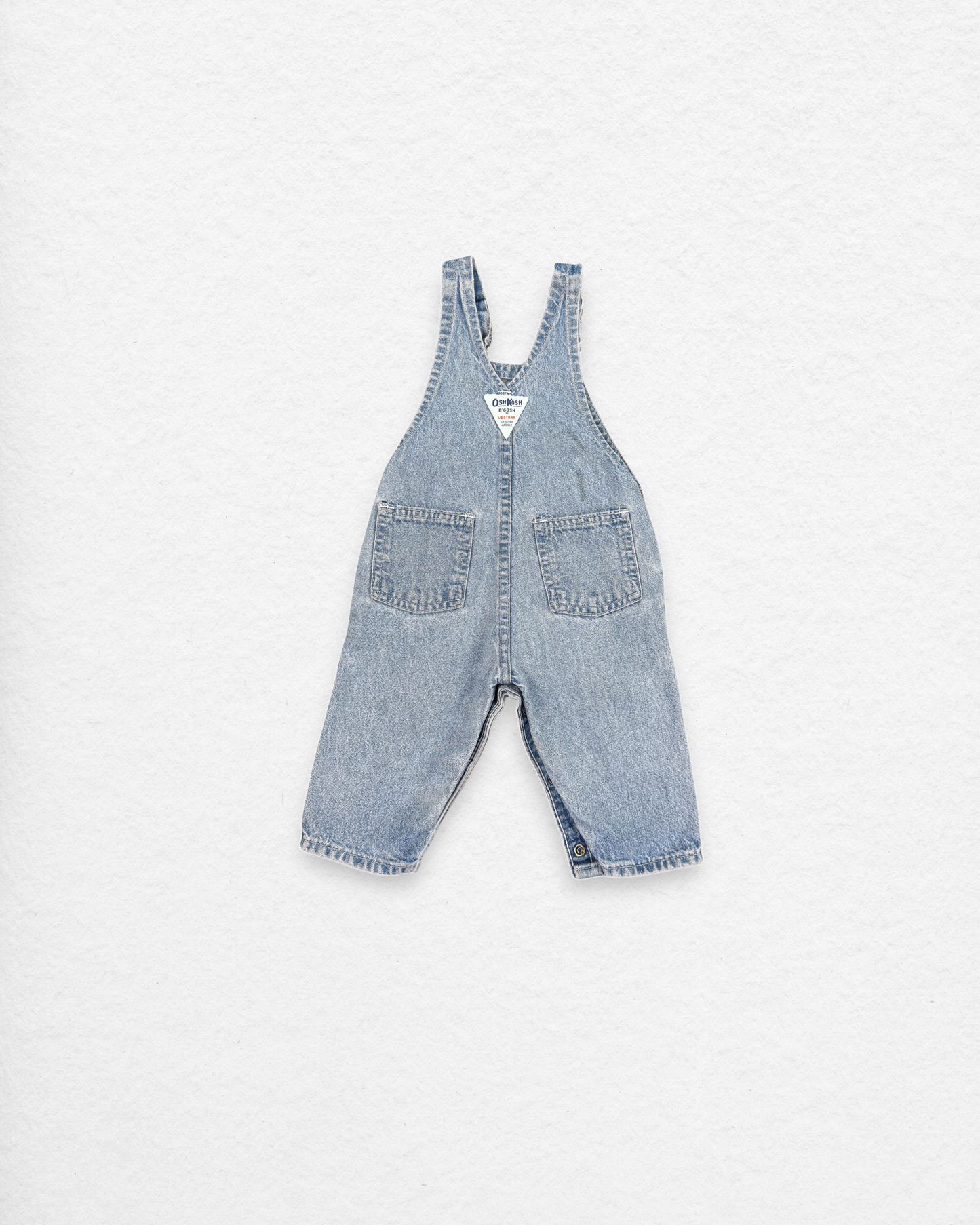 Vintage Oshkosh Denim Overalls - 6-9M