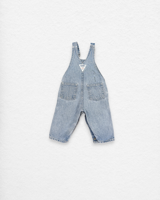Vintage Oshkosh Denim Overalls - 6-9M
