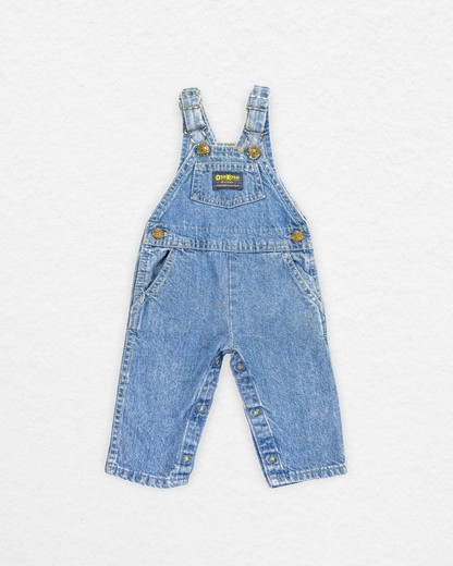 Vintage OshKosh Denim Overalls - 6-9M