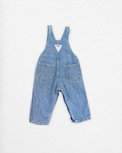 Vintage OshKosh Denim Overalls - 6-9M