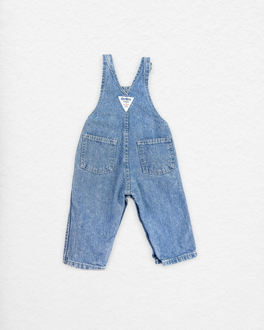 Vintage OshKosh Denim Overalls - 6-9M