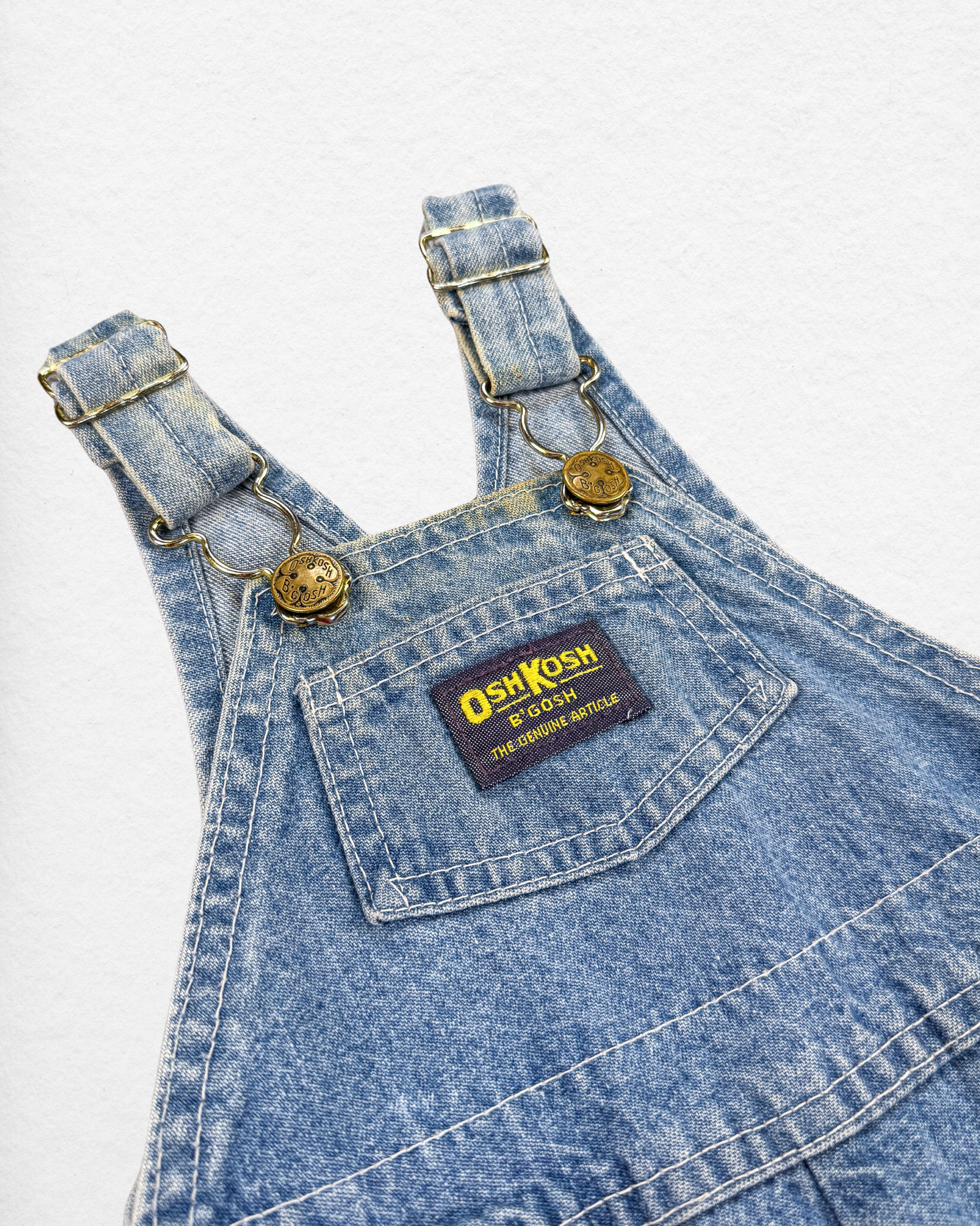 Vintage OshKosh Denim Overalls - 6-9M