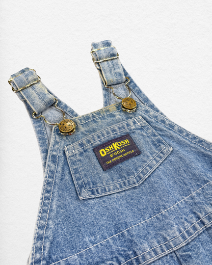 Vintage OshKosh Denim Overalls - 6-9M