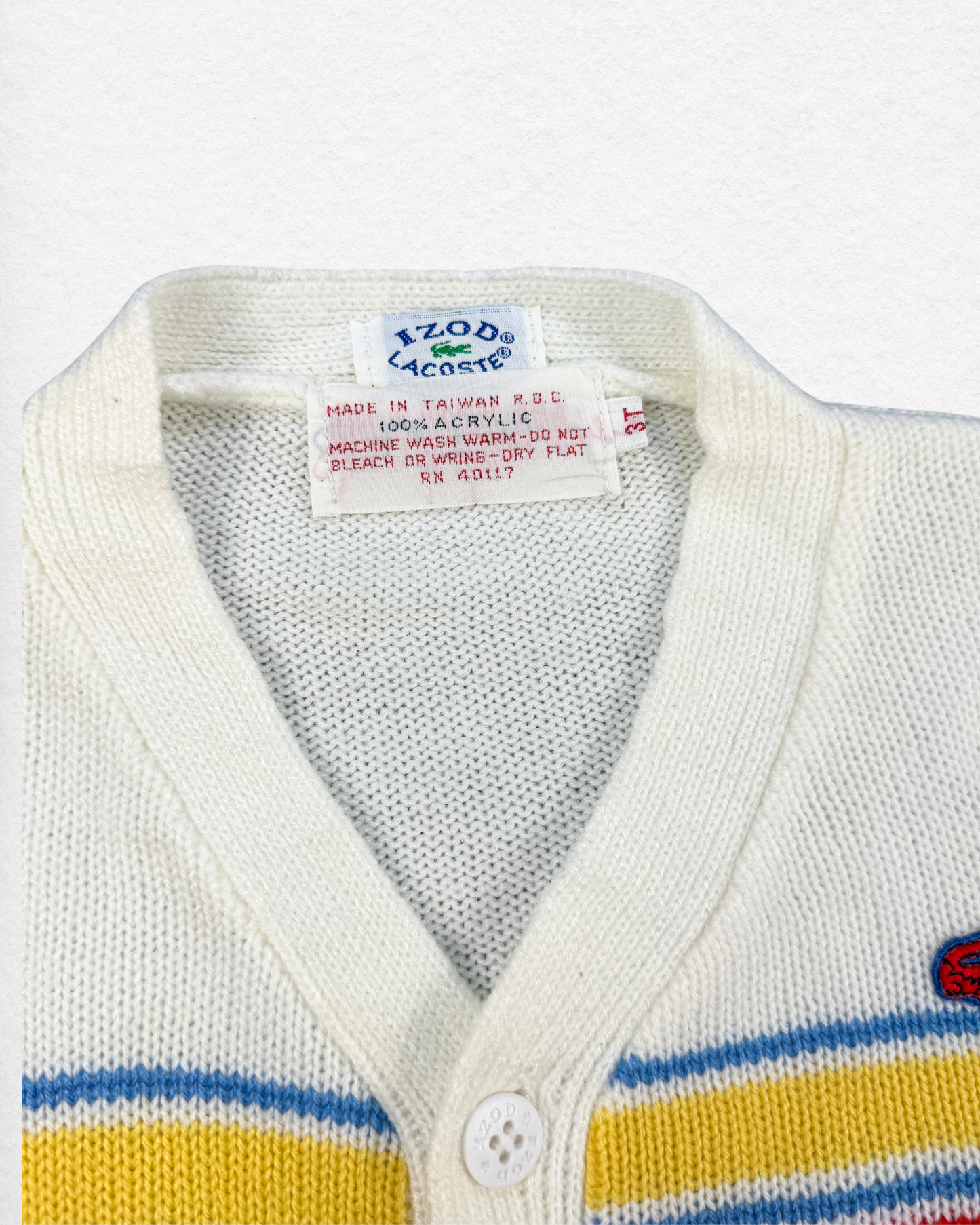 Vintage Lacoste Cardigan – 3T