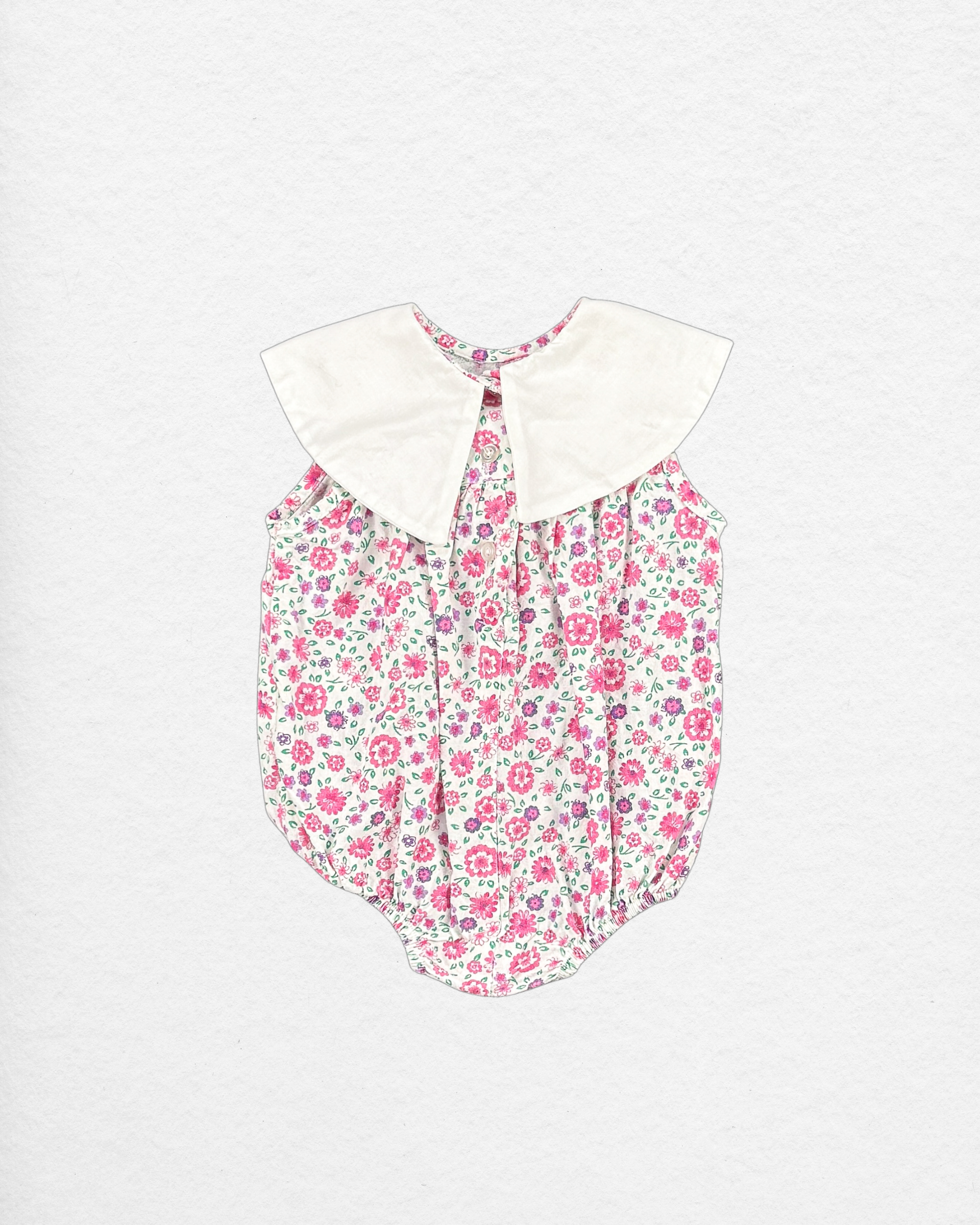 Vintage Carter’s Floral Romper 6–9M