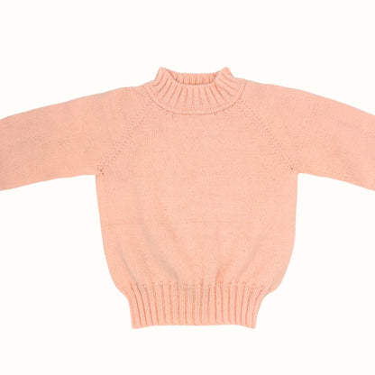 Peach Knit Sweater – 2–3Y