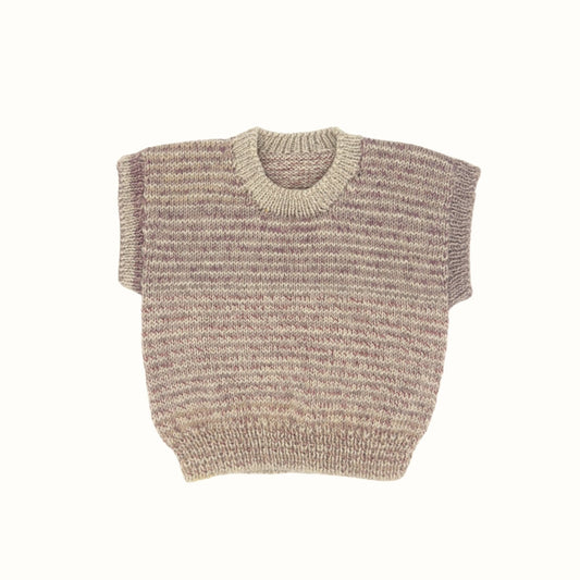 Marled Knit Vest – 3–4Y