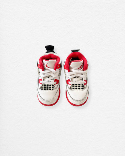 Nike Air Jordan 4 Retro “Fire Red” – 6C Baby/Toddler