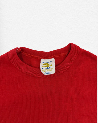 Vintage 80's Red Tee - 12M