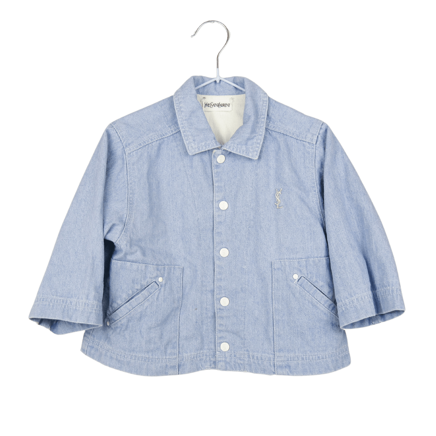 YSL Vintage Kids Denim Jacket – Size 12–24 Months