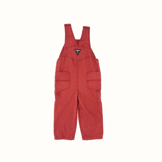 OshKosh Red Overalls – Size 2T
