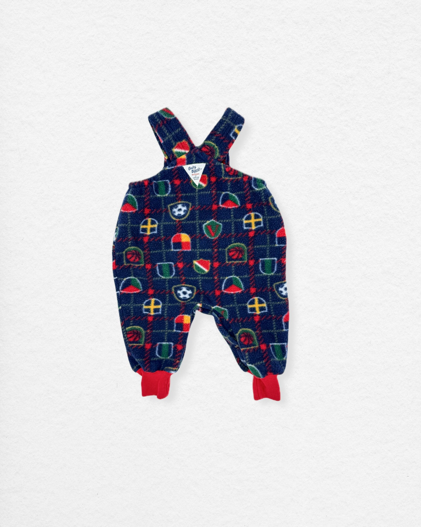 OshKosh Fleece Overalls – 6–9M