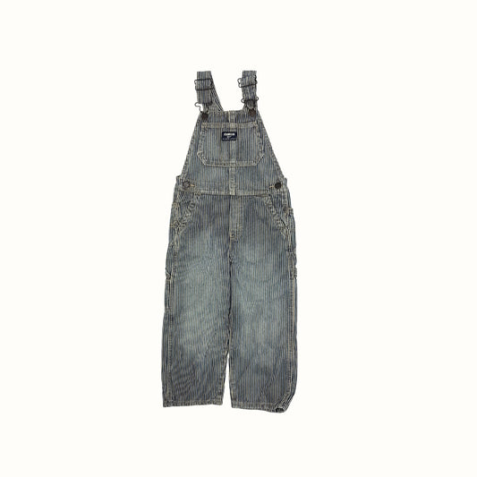 OshKosh Striped Denim Overalls – 4T