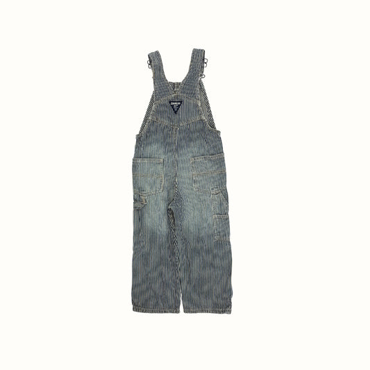 OshKosh Striped Denim Overalls – 4T