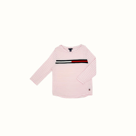 Tommy Hilfiger Striped Long Sleeve Tee – 8–10Y