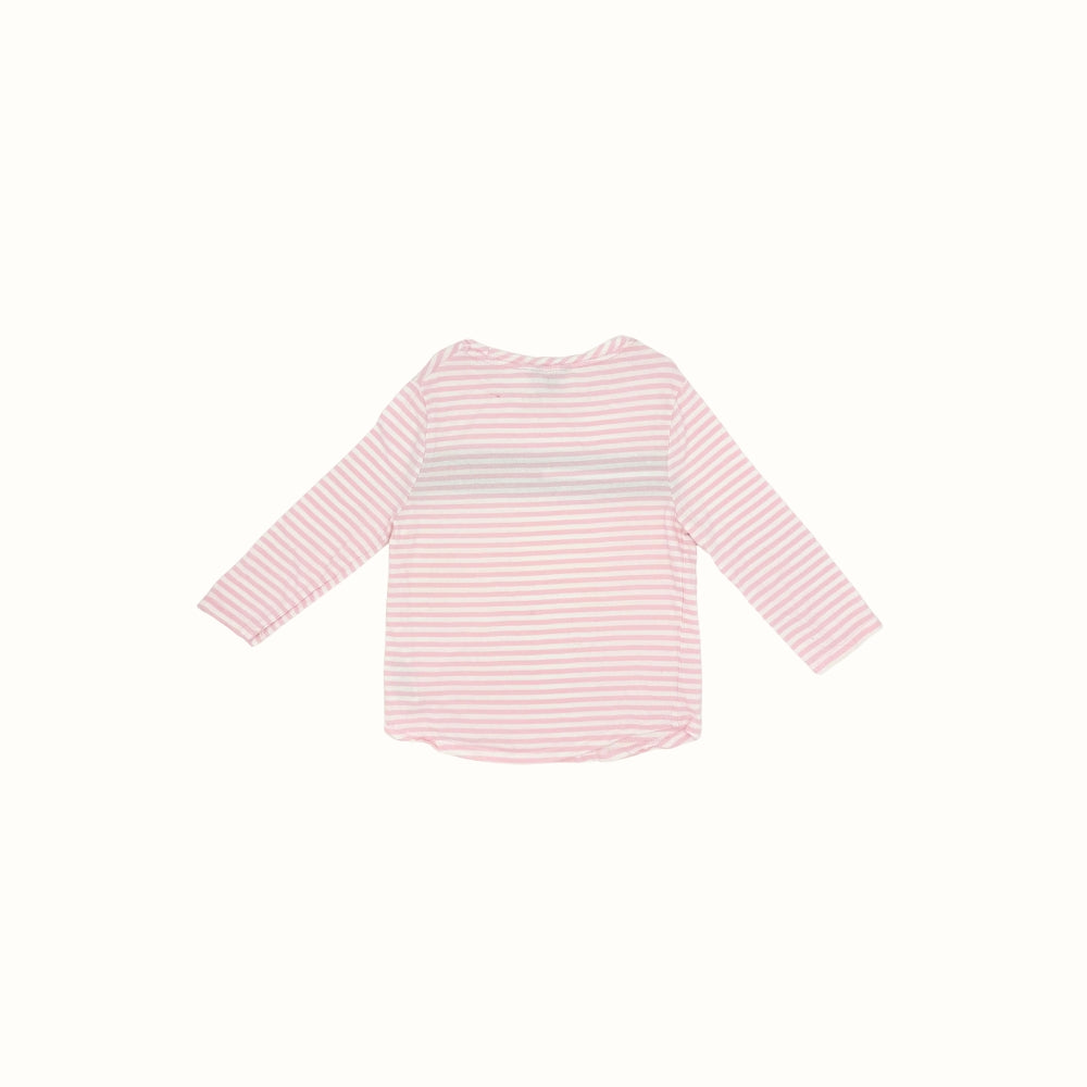 Tommy Hilfiger Striped Long Sleeve Tee – 8–10Y