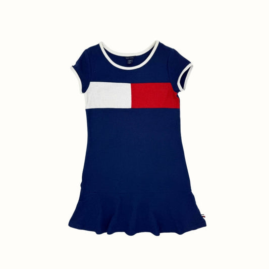 Tommy Hilfiger Flag Knit Dress – 7Y