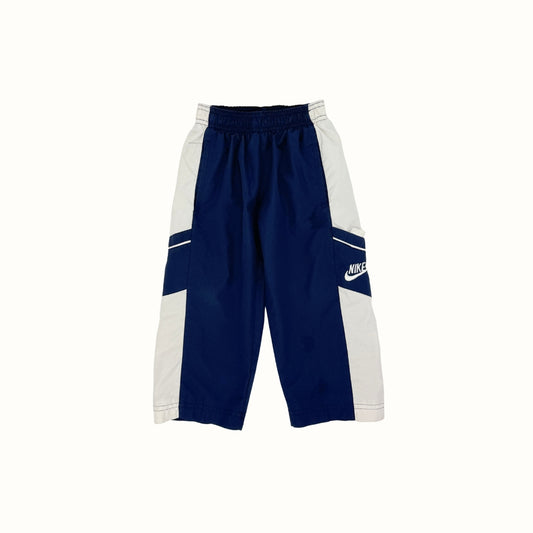 Nike Navy + White Track Pants – 2T