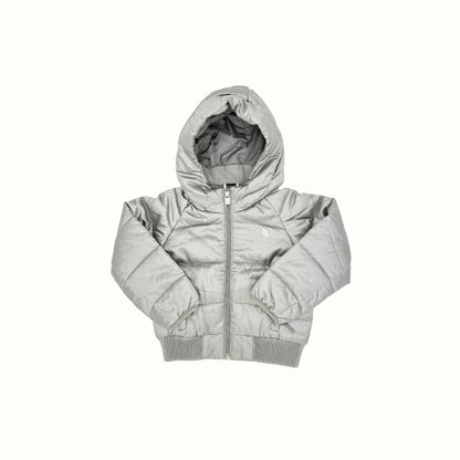 The North Face Silver Satin Puffer Jacket – 3T