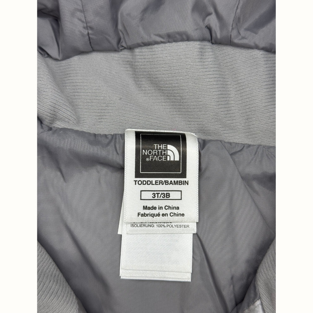 The North Face Silver Satin Puffer Jacket – 3T