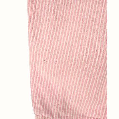 OshKosh Pink Pinstripe Overalls – 18M