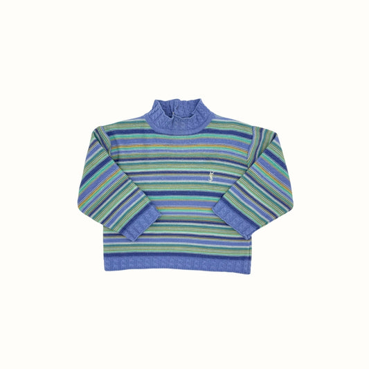 YSL Striped Sweater – 2–3Y