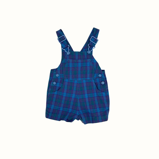 Vintage 80’s Plaid Overalls – 18M